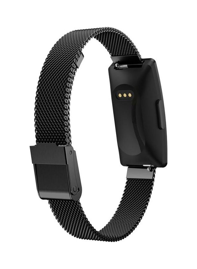 بي جي إم سوار ميلانيز بديل لساعة فيتبيت إيس 3/إنسباير 2 أسود - Image 5