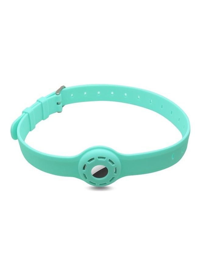 BGM - Pet Collar Anti-Scratch Shockproof Silicone Case For Apple AirTag Mint Green - Image 1