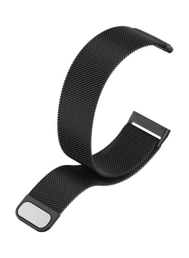 BGM Magnetic Milano Replacement Strap For Fitbit Versa 3 Black - Image 5