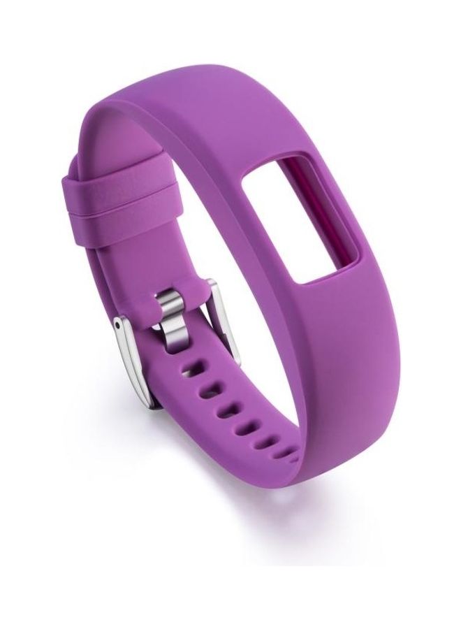 BGM Integrated Silicone Strap For Garmin Vivofit 4 Purple - Image 1