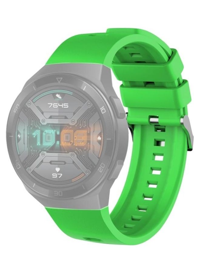 بي جي إم سوار بديل من السيليكون لساعة هواوي GT 2E أخضر - Image 4