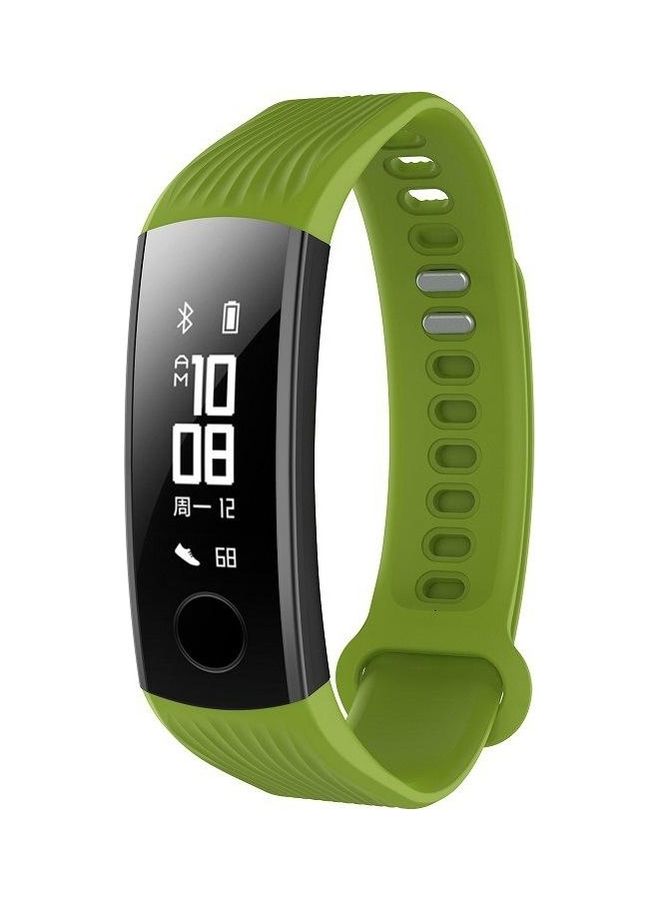 BGM Replacement Silicone Watch Band For Huawei Honor Band 3 Green - Image 1