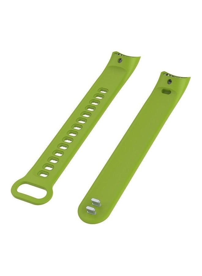 BGM Replacement Silicone Watch Band For Huawei Honor Band 3 Green - Image 3