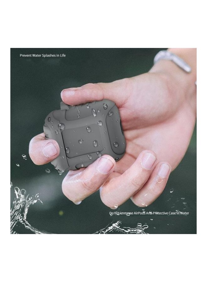 بي جي إم مجموعة أغطية حماية مضادة للماء لسماعات أبل آيربودز برو مكونة من قطعتين أبيض - Image 3
