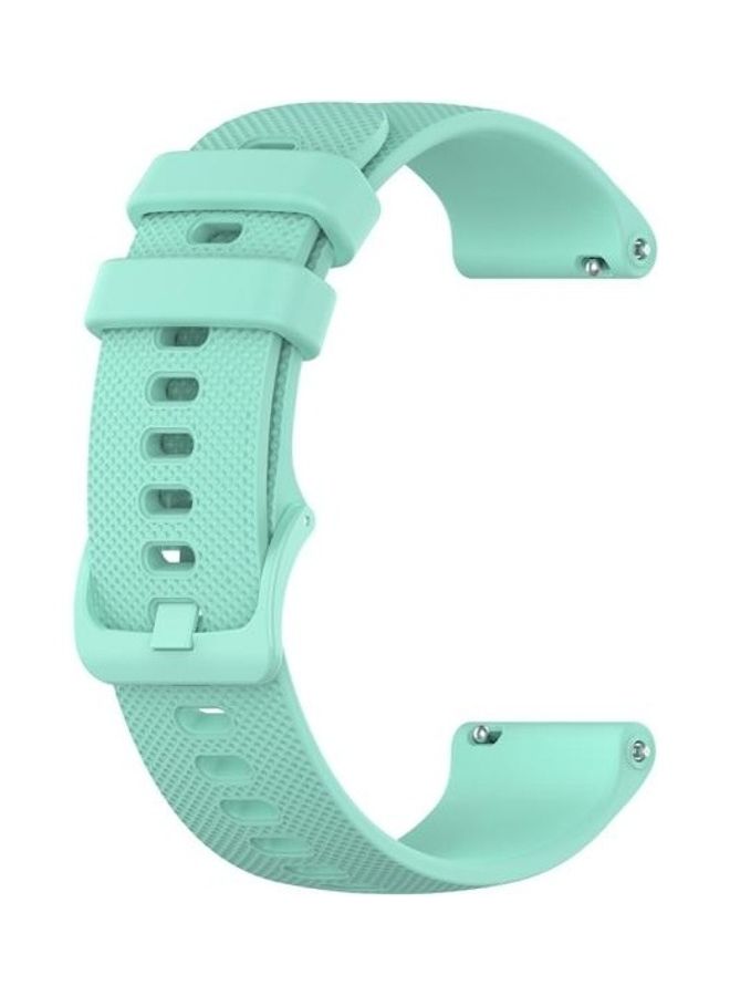 BGM Silicone Replacement Band For Garmin Smart Watch Mint Green - Image 2