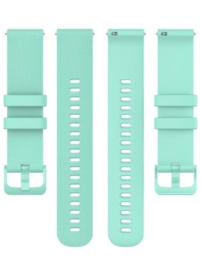 BGM Silicone Replacement Band For Garmin Smart Watch Mint Green - Image 3