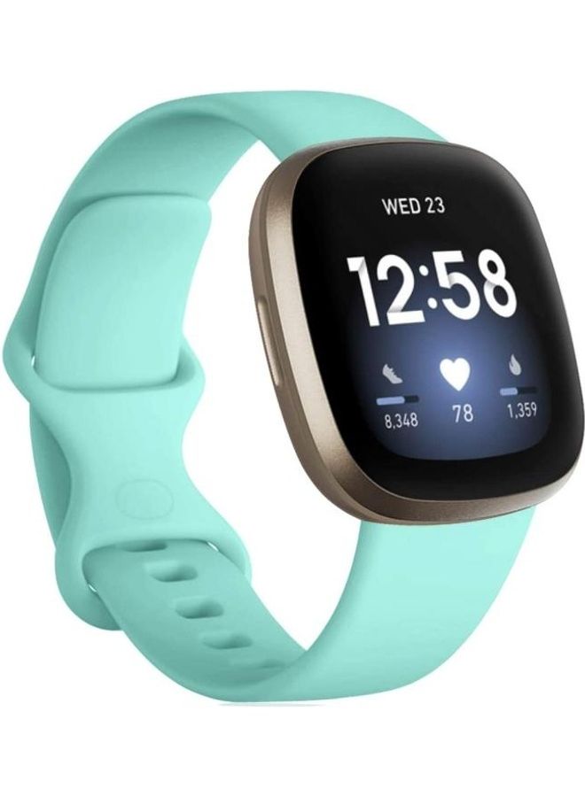 بي جي إم سوار بديل من السيليكون لساعة فيتبيت فيرسا 3/ سينس أخضر نعناعي - Image 1