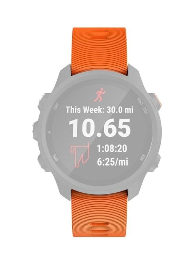 BGM Replacement Band For Garmin Forerunner 245 Orange - Image 4