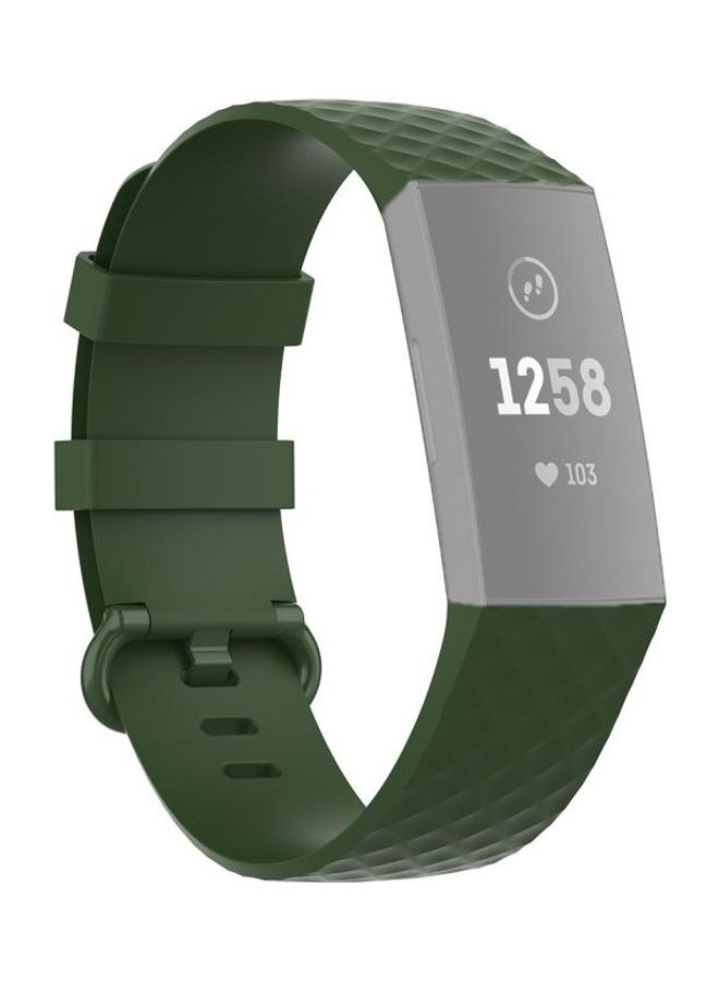 BGM Replacement Band For Fitbit Charge 4/Charge 3/Charge 3 SE Olive Green - Image 1