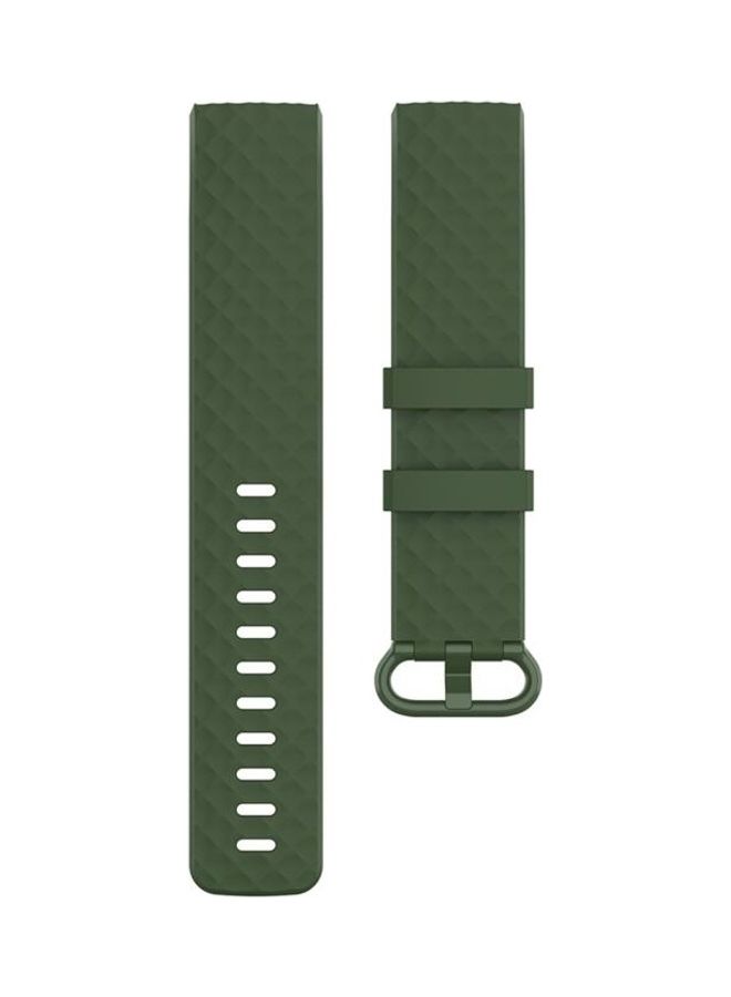 BGM Replacement Band For Fitbit Charge 4/Charge 3/Charge 3 SE Olive Green - Image 2