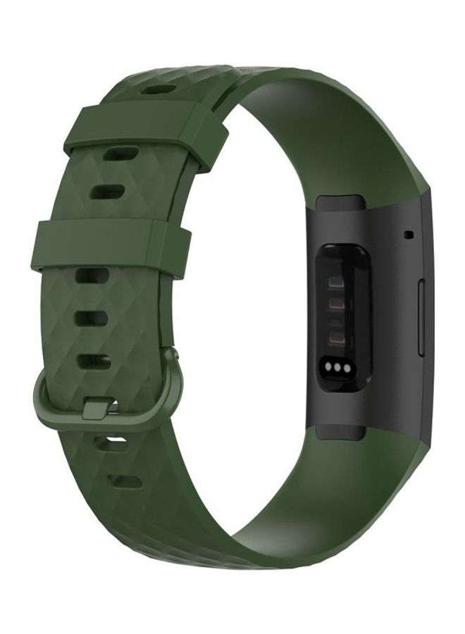 BGM Replacement Band For Fitbit Charge 4/Charge 3/Charge 3 SE Olive Green - Image 4