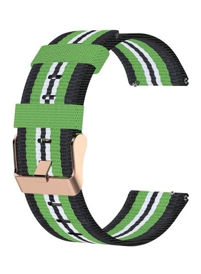 BGM Nylon Replacement Band For Huawei B5 Black/Lime - Image 1