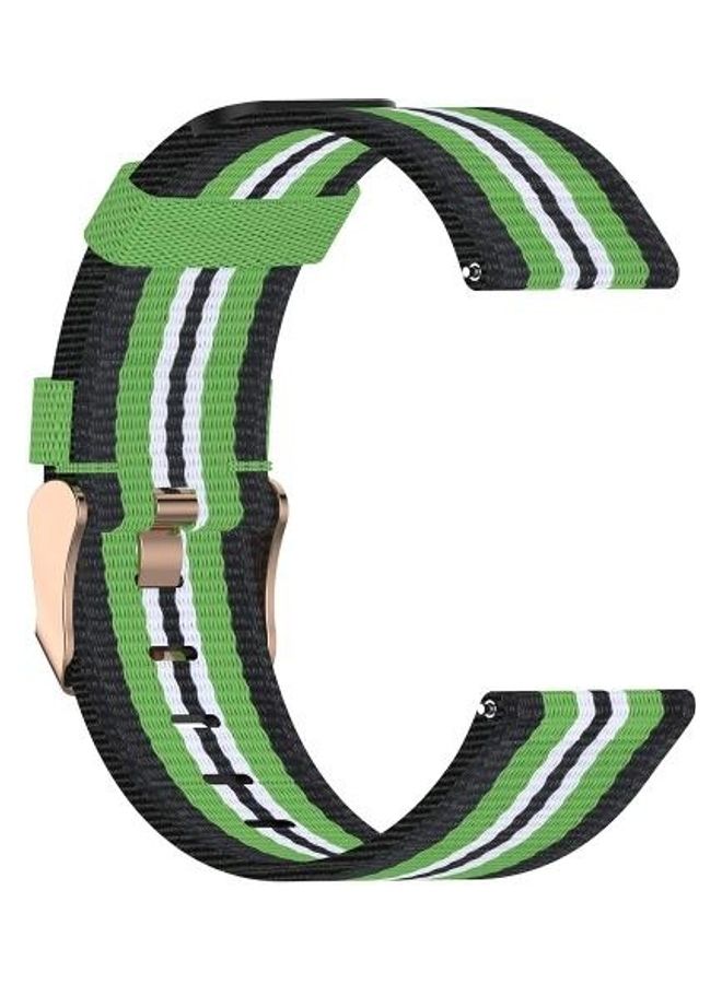 BGM Nylon Replacement Band For Huawei B5 Black/Lime - Image 2