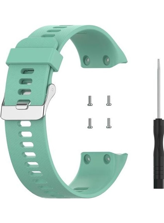 بي جي إم سوار بديل من السيليكون لساعة جارمن فوراتليت 35J/ فور رانر 35J أخضر نعناعي - Image 4