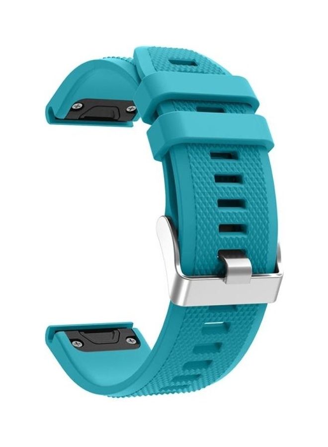BGM Replacement Band For Garmin Fenix 5 Official Blue - Image 1
