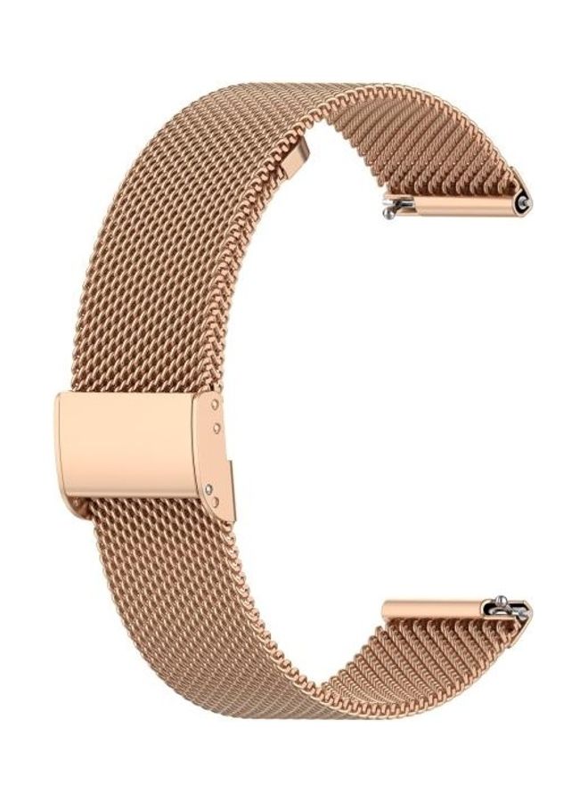 BGM Replacement Band For Huawei GT/GT 2/Fossil Gen 5/Samsung Galaxy Watch 46mm Gold  - Image 1