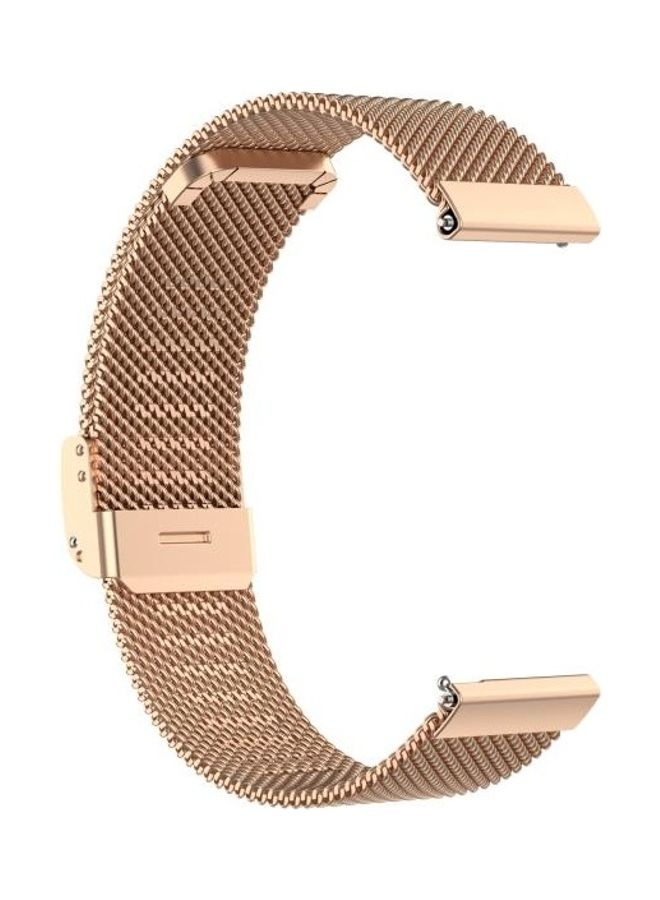 BGM Replacement Band For Huawei GT/GT 2/Fossil Gen 5/Samsung Galaxy Watch 46mm Gold  - Image 2