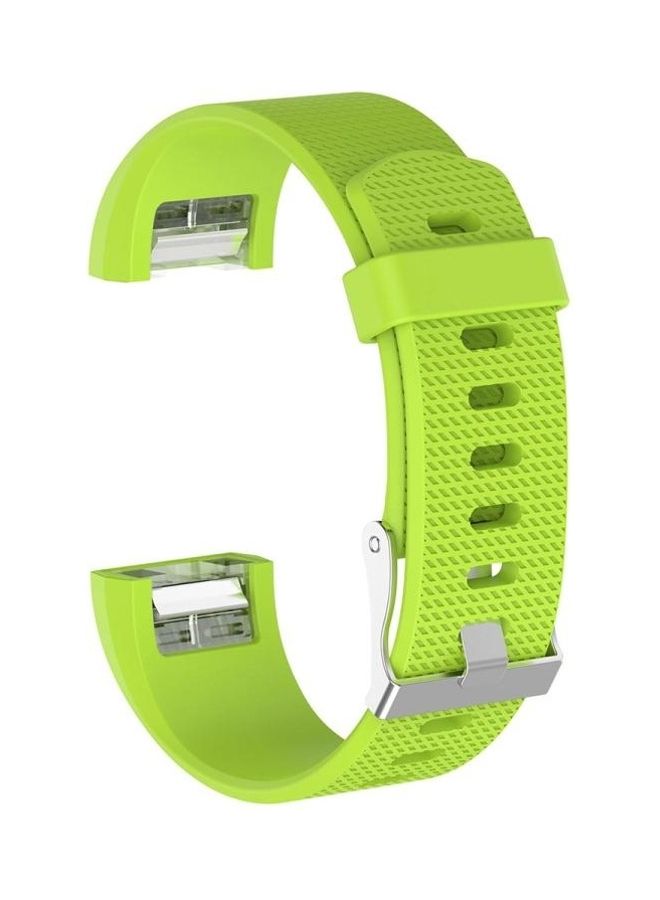 BGM Silicone Replacement Band With Buckle For Fitbit Charge 2 Lime Green