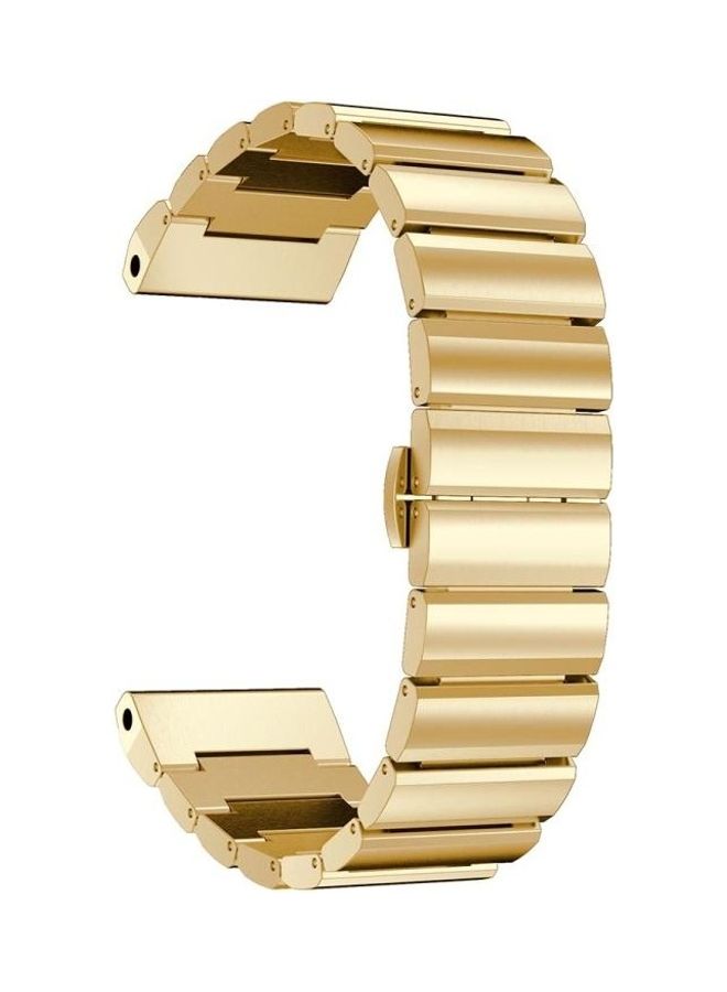 BGM - Replacement Milanese Strap With 2-Piece Tool For Garmin Fenix 6X 26mm Gold - Image 1