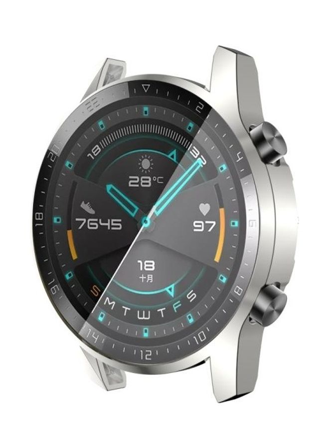 BGM TPU All Inclusive Watch Case For Huawei Watch GT2 46mm Silver - Image 3