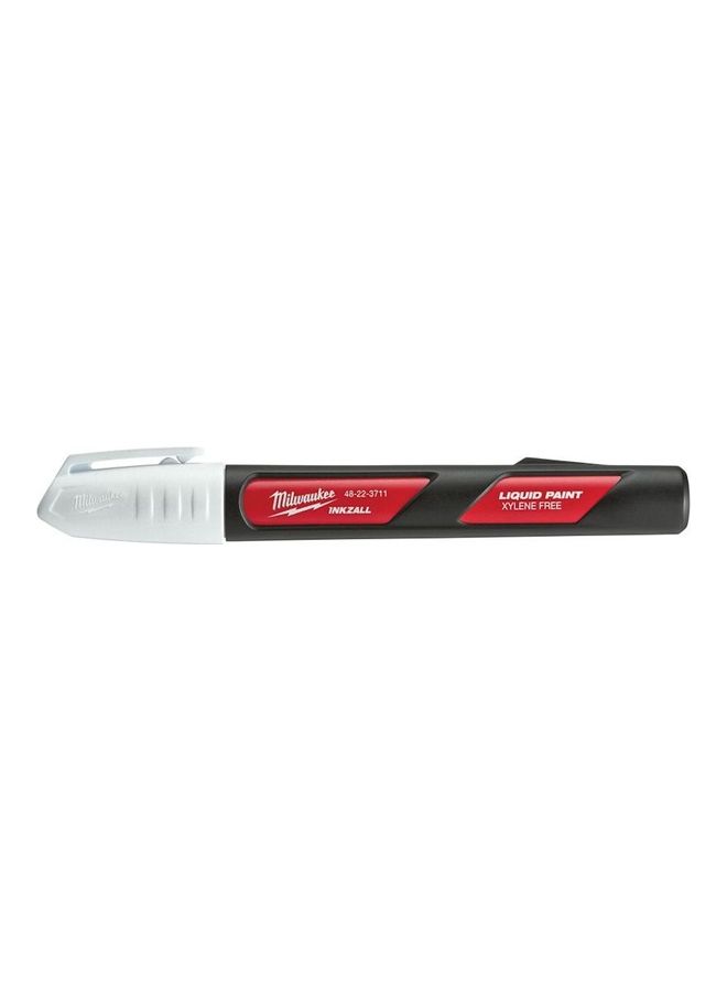 Milwaukee Inkzall Liquid Paint Marker White  - Image 1