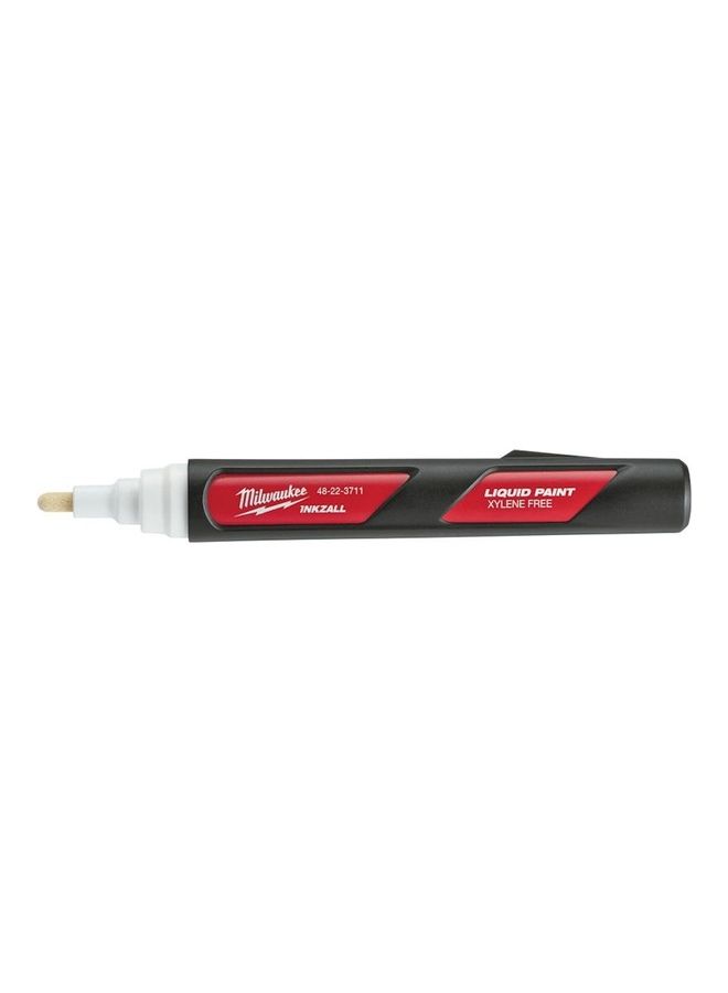 Milwaukee Inkzall Liquid Paint Marker White  - Image 2