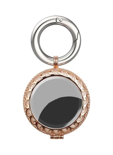 Shockproof Case With Keychain For Apple AirTag Rose Gold