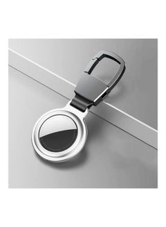 Aluminum Alloy Shockproof Protective Case For Apple AirTag Silver