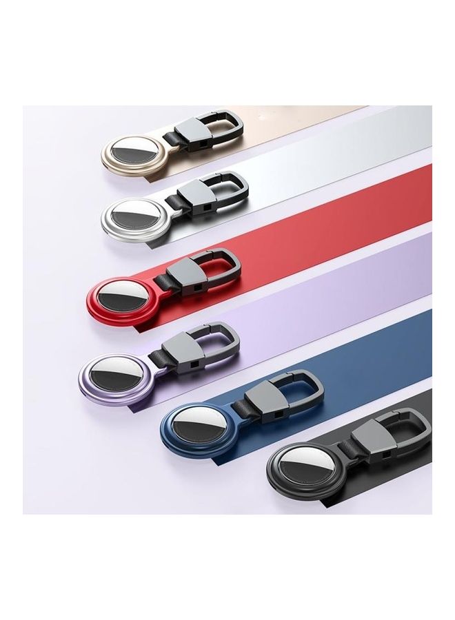 BGM - Aluminum Alloy Shockproof Protective Case For Apple AirTag Silver - Image 1