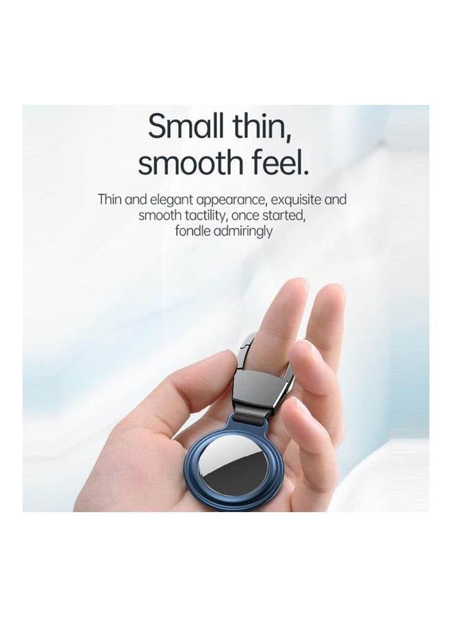 BGM - Aluminum Alloy Shockproof Protective Case For Apple AirTag Silver - Image 1