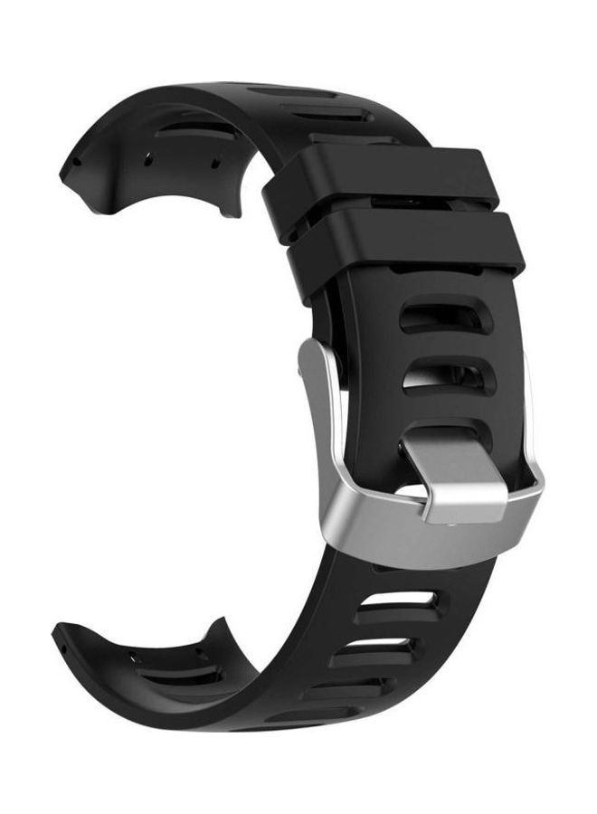 BGM Silicone Wrist Strap For Garmin Forerunner 610 Black - Image 2