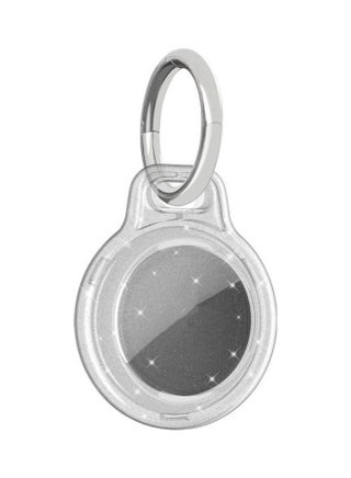 Shockproof Protective Cover Case with Keychain Hook Loop For Apple AirTag Glitter Grey - v1631104348/N50685979A_1