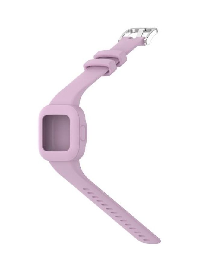 BGM Silicone Replacement Band For Garmin Vivofit JR3 Light Purple - Image 3