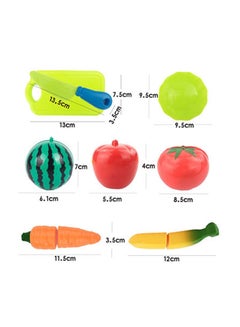 Beauenty 16- Piece Classic Cutting Vegetables And Fruit Kitchen Toy Set For Kids, 3+ Years 10x4.5x4.5cm  - Image 2