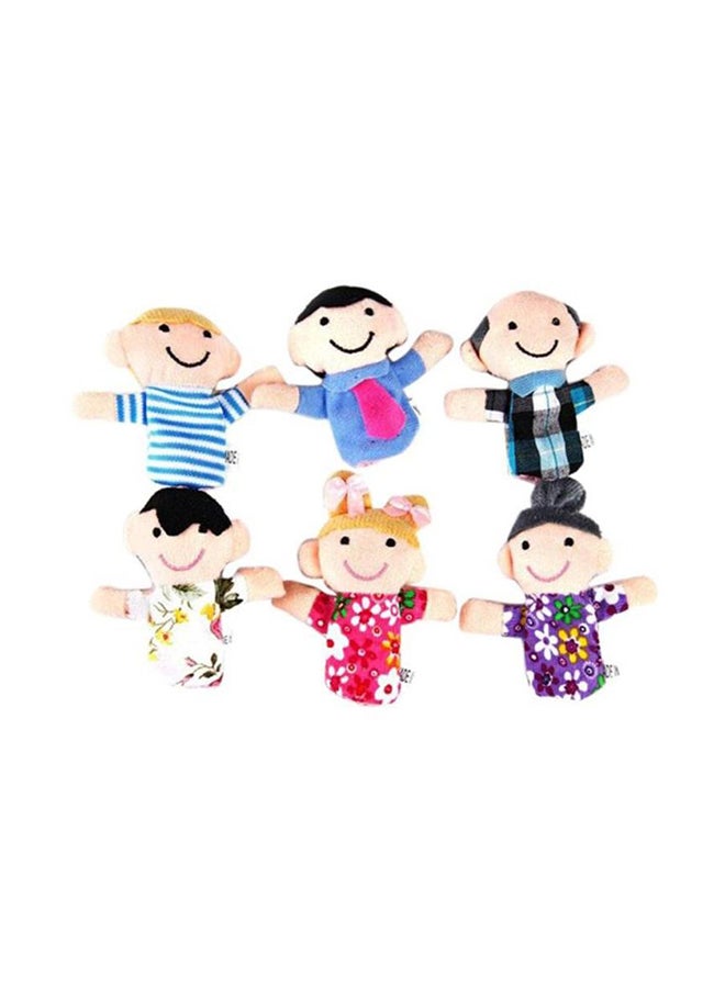 بيوينتي طقم ألعاب عائلة عرائس الإصبع من 6 قطع - Image 1