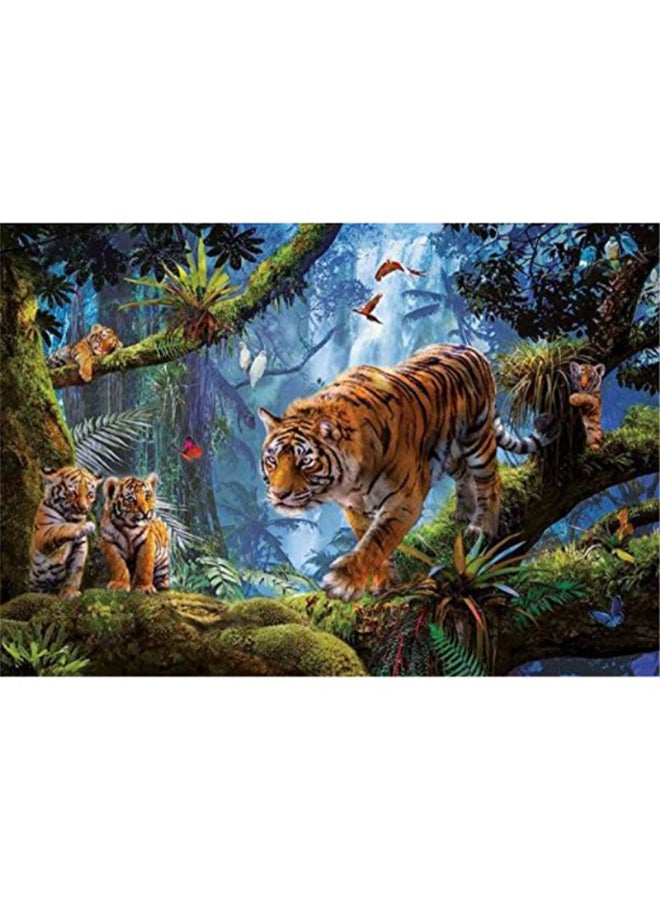 EDUCA 1000-Piece Tigers In The Tree Floor Puzzle Set 17662 - Image 2