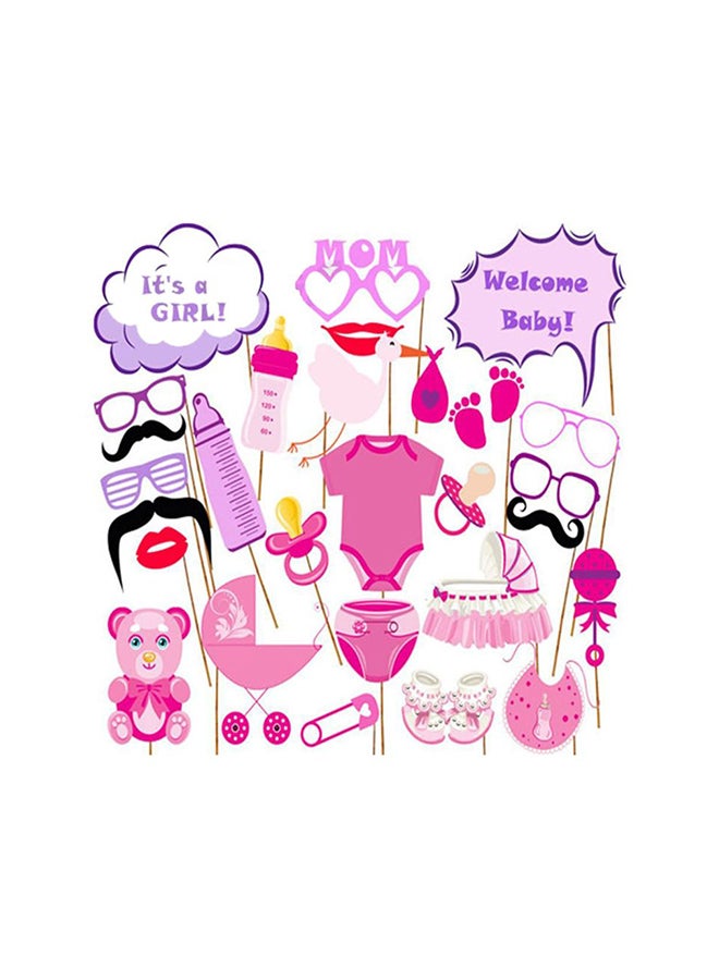 QiaoKai Baby Shower Photo Booth Props  - Image 1