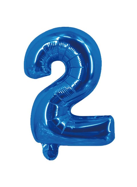 2 Number Foil Balloon 16x1.5x1.5inch