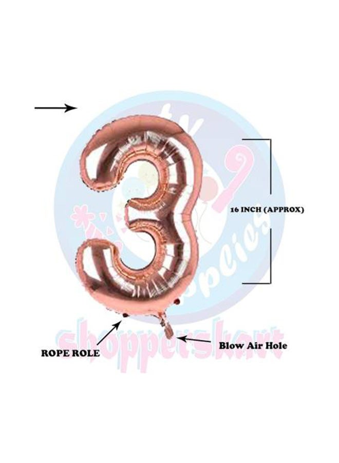 بارتي تايم بالون حفلات من القصدير على شكل رقم 2 16بوصة - Image 2