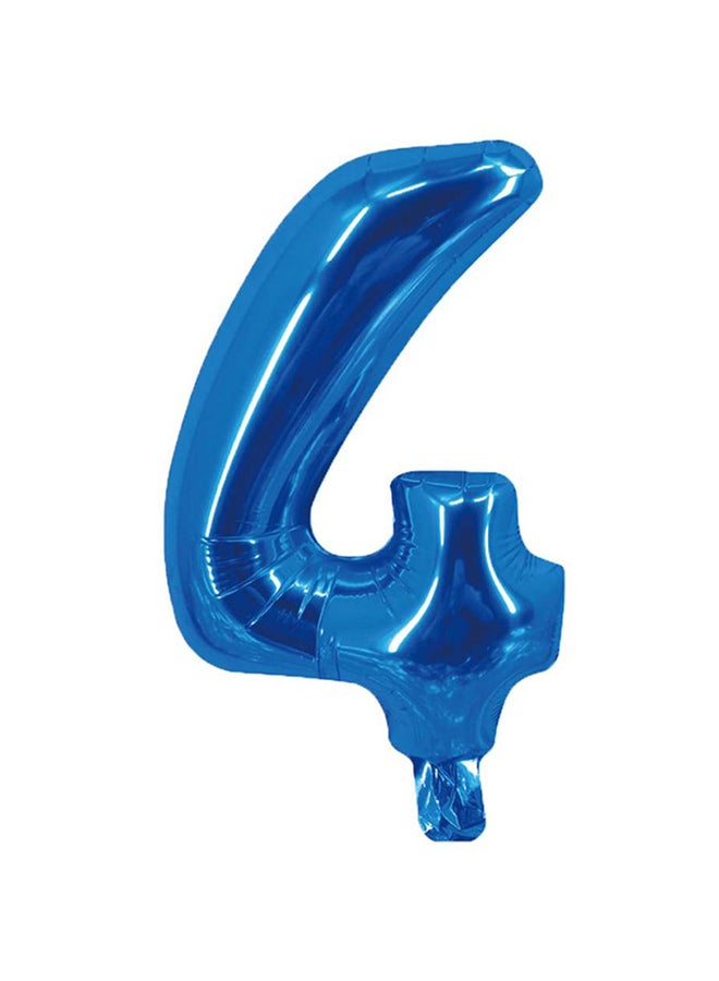 Party Time 4 Number Foil Balloon 16-Inch