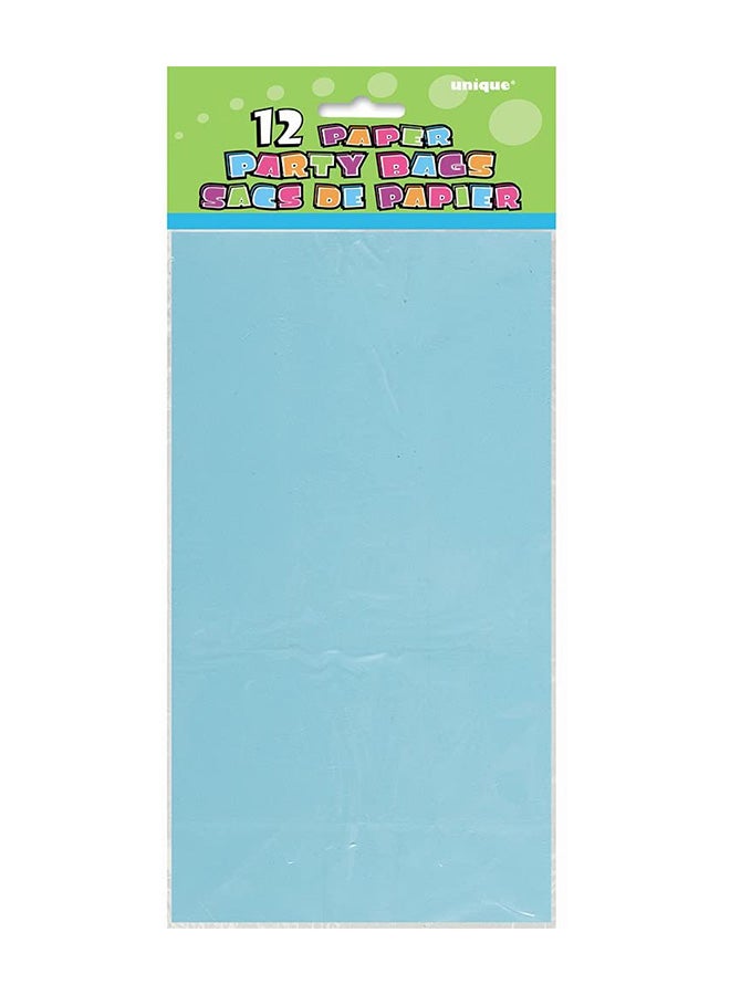 Unique 12-Piece Light Paper Bags 10 x 5 x 3.5inch - Image 1
