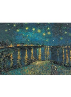 توماكس لعبة تركيب صور مقطعة بتصميم لوحة "Starry Night Over the Rhone" للفنان فينسنت فان غوخ من 1000قطعة 50 x 75سم  - Image 2