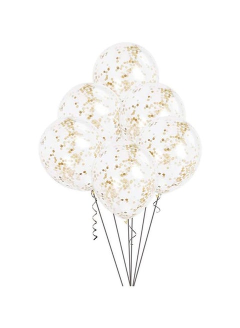 6-Piece Confetti Balloons 12inch