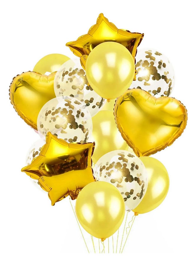 Sharpdo 15-Piece Birthday Party Foil Balloon Set