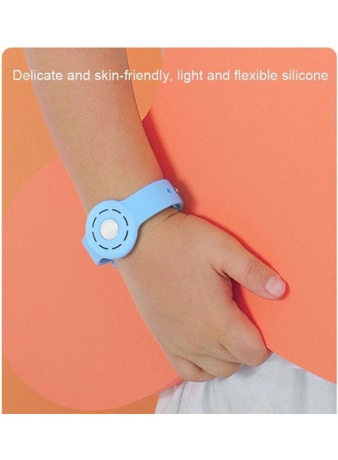 BGM - Shockproof Anti-Scratch Protective Silicone Bracelet Strap Case Cover For Apple AirTag Multicolour - Image 1