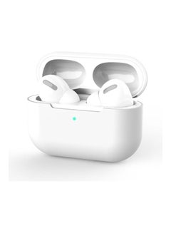 Silicone Wireless Earphone Protective Case Cover Without Buckle For AirPods Pro 3 White