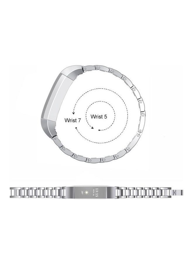 BGM For Fitbit Alta HR Smart Watch Three Strains Wrist Strap Watchband Black - Image 5