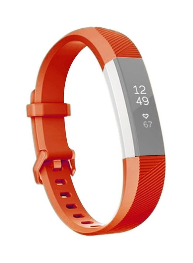 BGM Silicone Replacement Band For Fitbit Alta Orange - Image 1