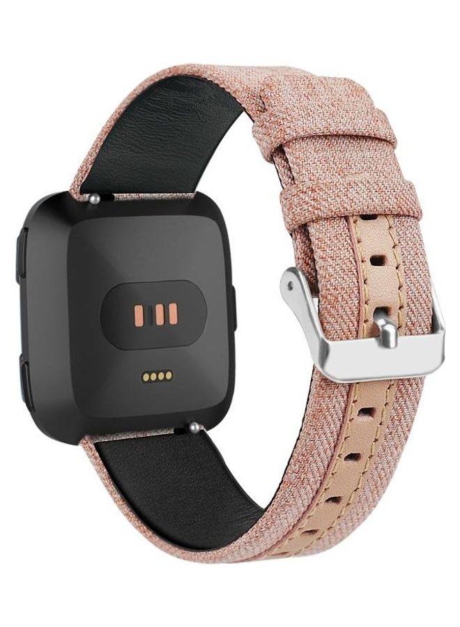 BGM Replacement Watch Band For Fitbit Versa Brown - Image 1