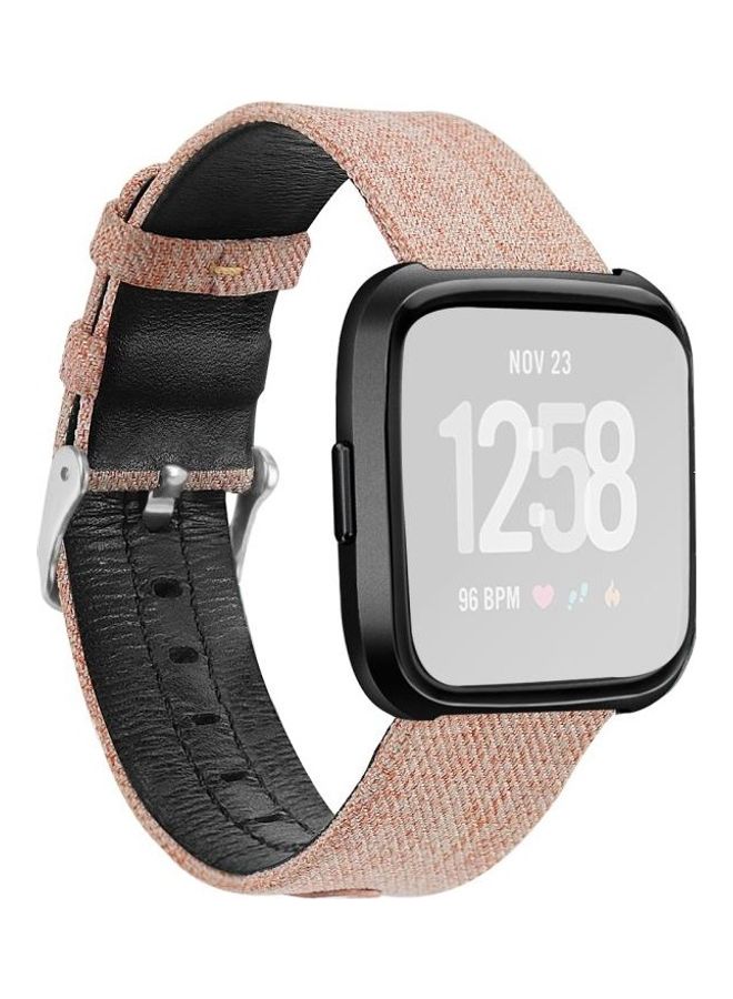 BGM Replacement Watch Band For Fitbit Versa Brown - Image 2